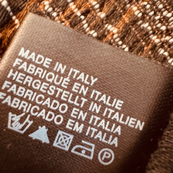 Italian scarf  earth tones - Picture 3 of 5